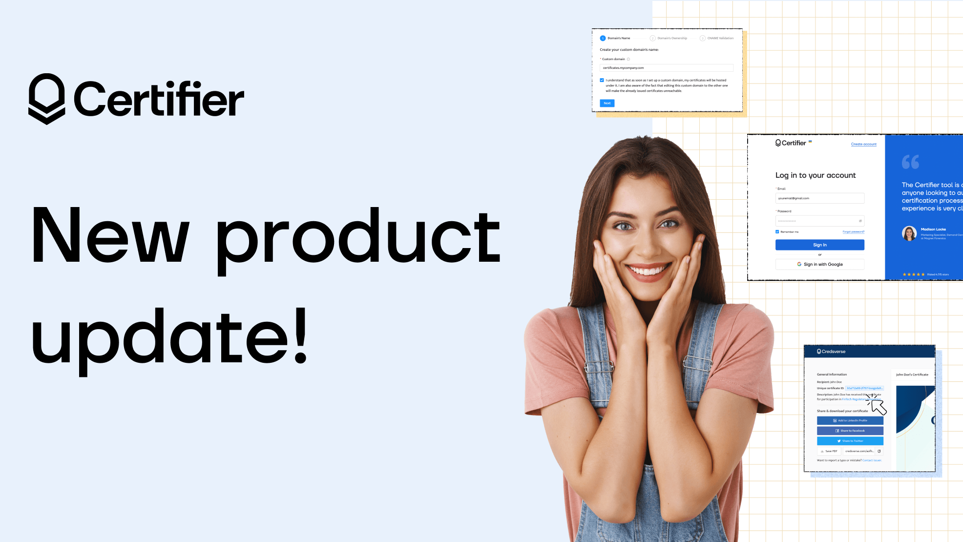 What's New at Certifier? Full White Label And More cover image What's New at Certifier? Full White Label And More cover image