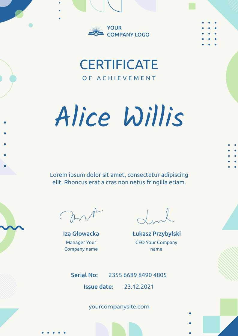 Certificate thumbnail Certificate thumbnail