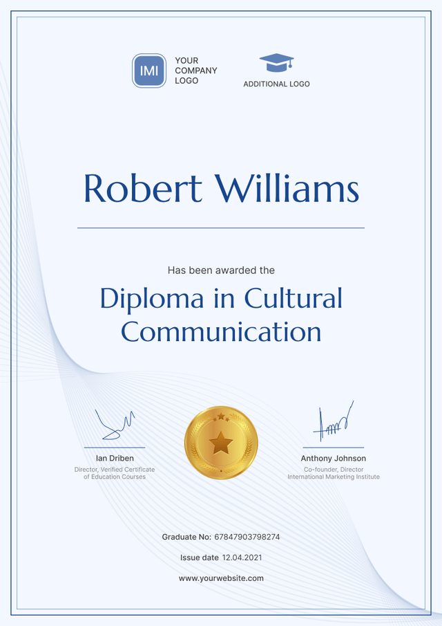 Professional and authentic certificate of training template Professional and authentic certificate of training template