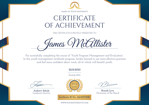 blue professional certificate of course landscape 12762 blue professional certificate of course landscape 12762