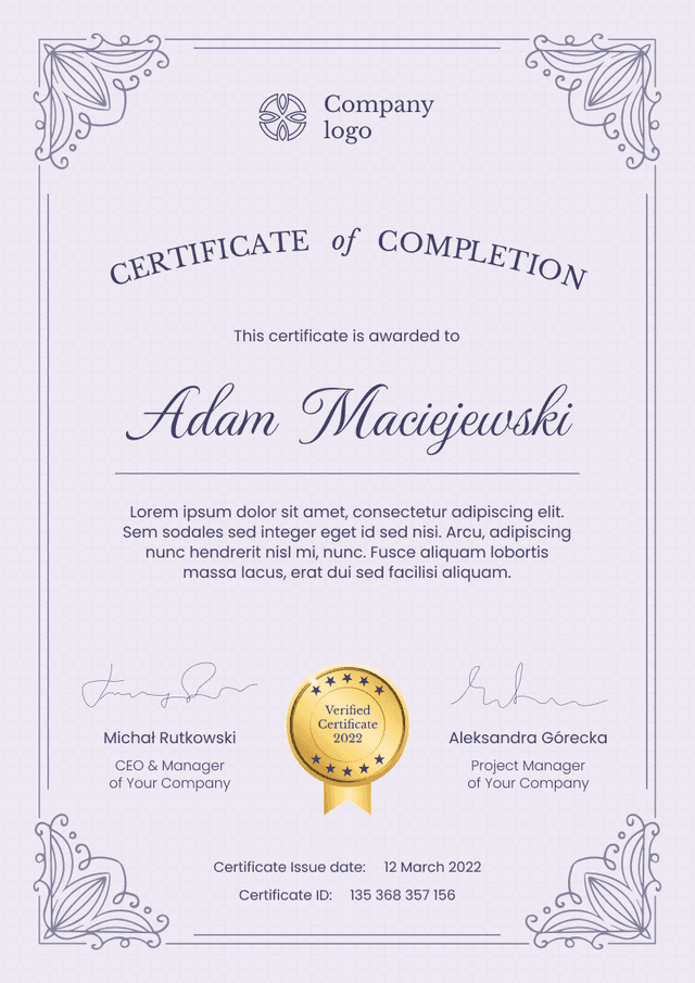 Certificate thumbnail Certificate thumbnail