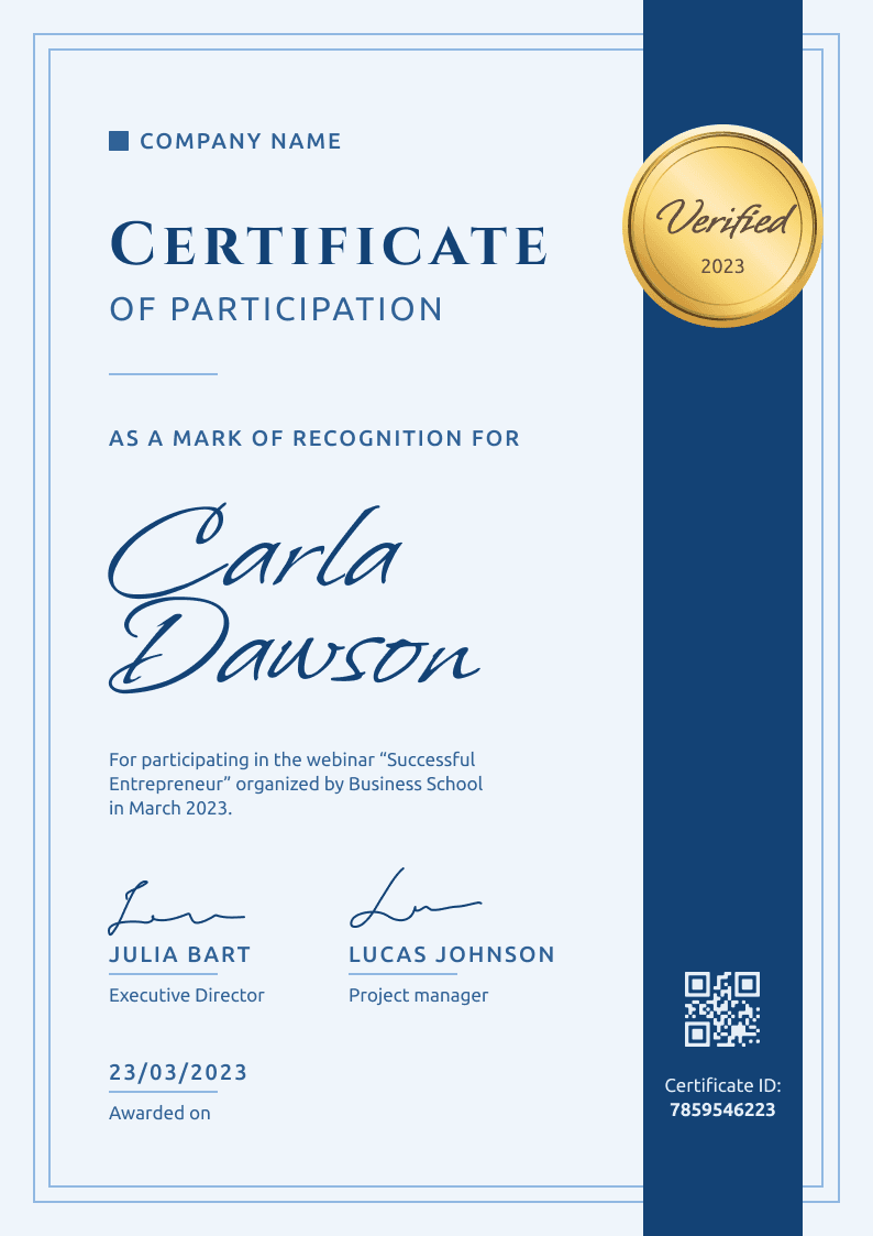 Certificate thumbnail Certificate thumbnail