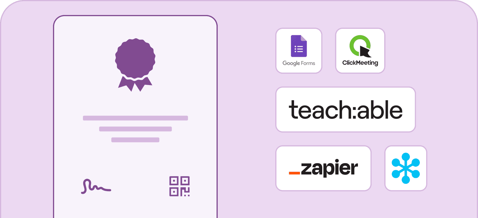Distribute with api - Certifier features Distribute with api - Certifier features