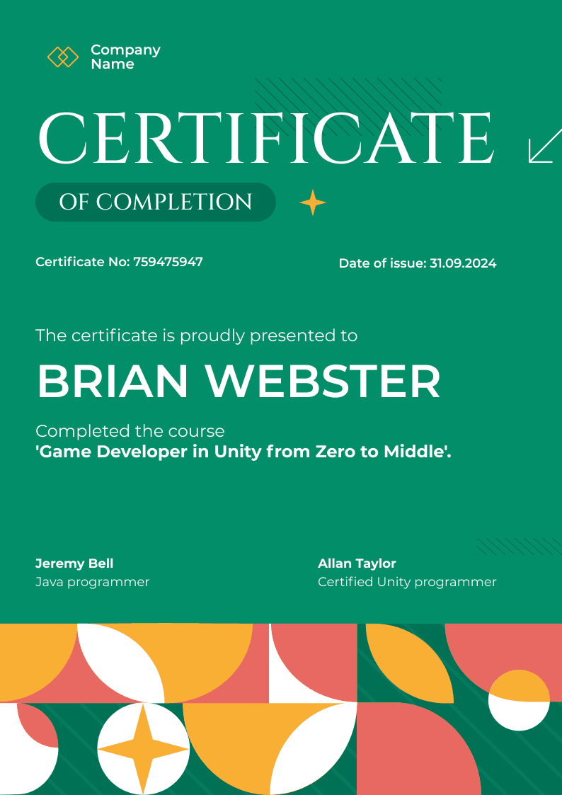 Certificate thumbnail Certificate thumbnail