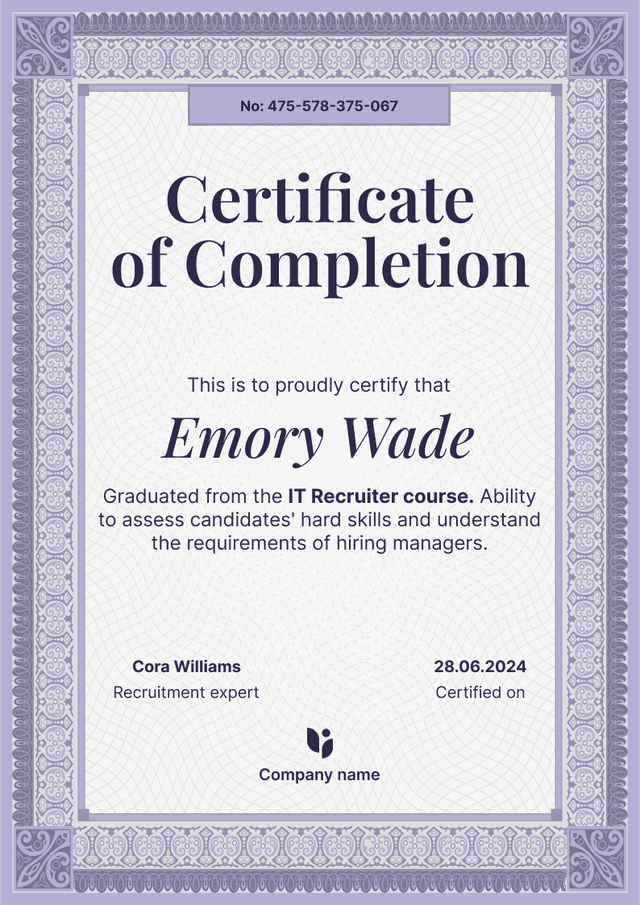 Certificate thumbnail Certificate thumbnail