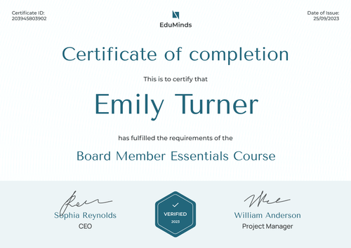Clean and professional non-profit certificate template landscape Clean and professional non-profit certificate template landscape