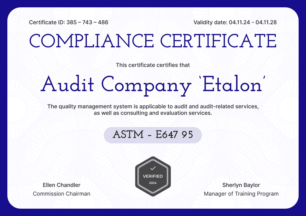Lively and professional compliance certificate template landscape Lively and professional compliance certificate template landscape