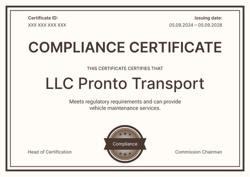 Bold and professional compliance certificate template landscape Bold and professional compliance certificate template landscape