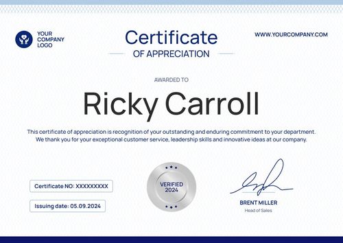 Editable and professional certificate of appreciation template landscape Editable and professional certificate of appreciation template landscape