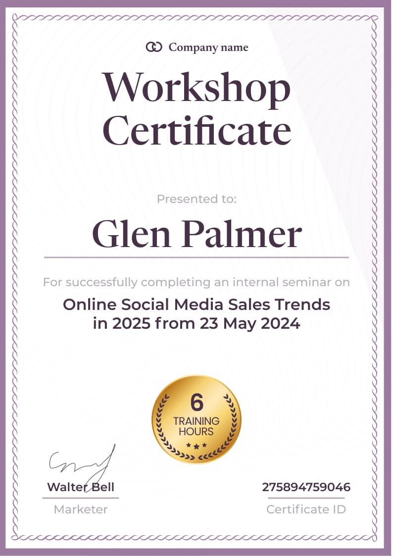 Certificate thumbnail Certificate thumbnail