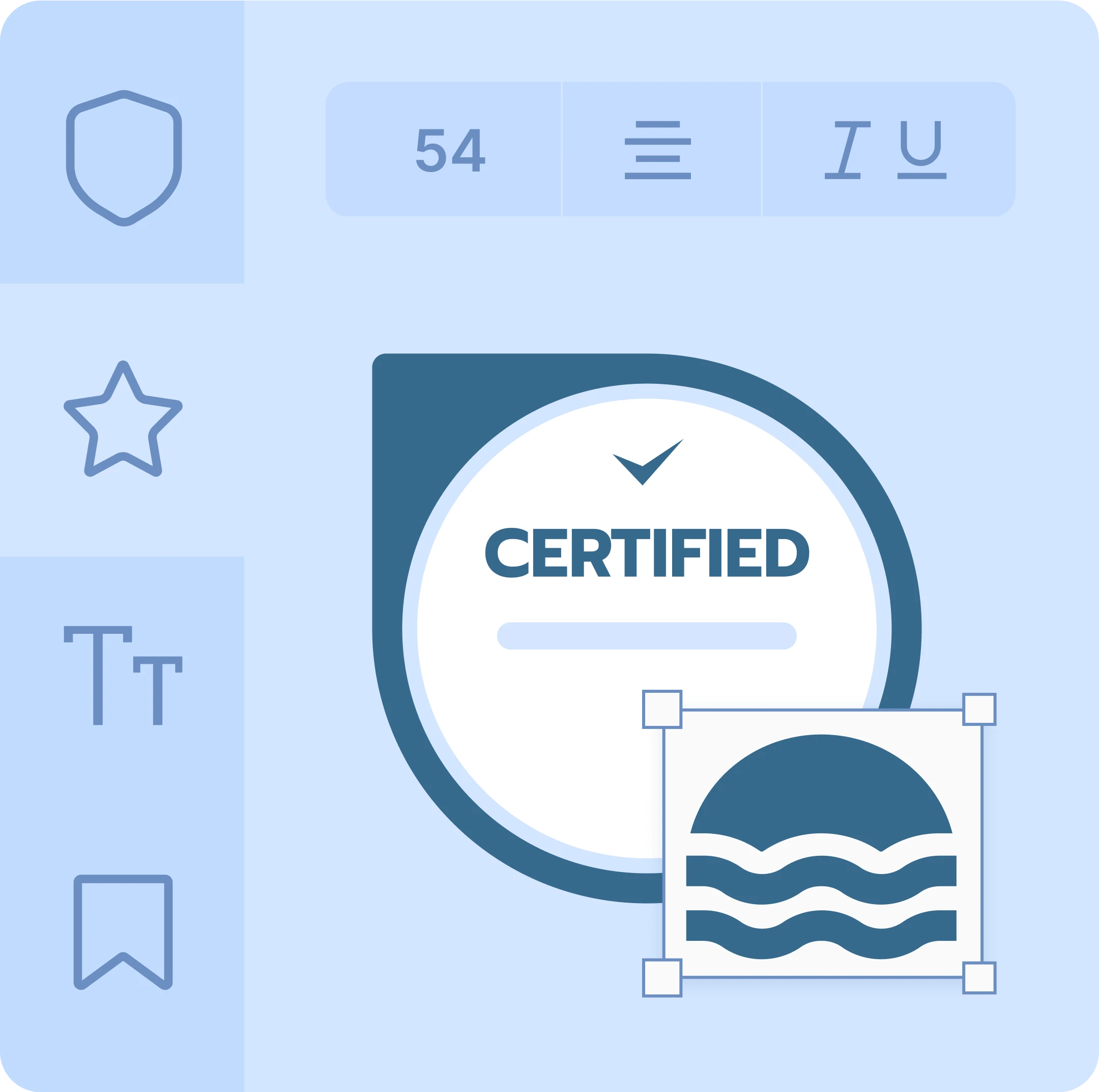 Create digital badges with your own custom branding Create digital badges with your own custom branding