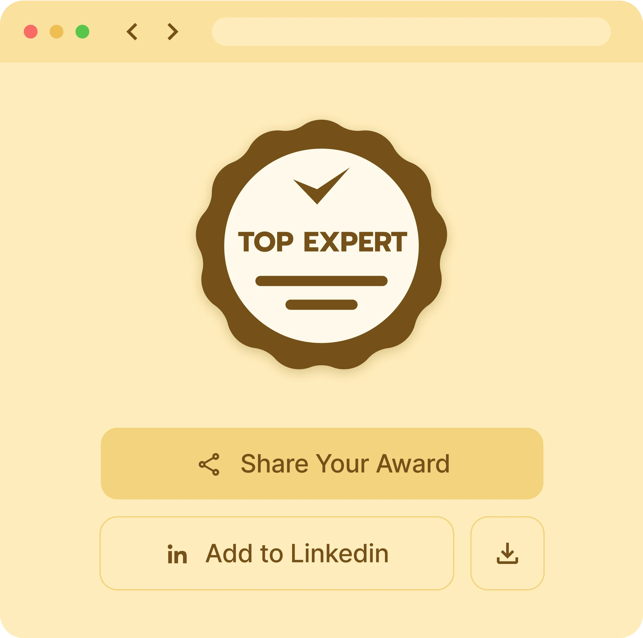 Opt for a digital badge wallet for easy social sharing Opt for a digital badge wallet for easy social sharing