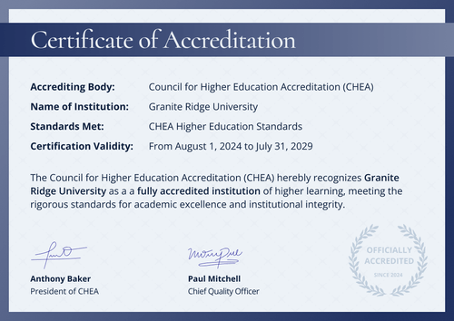 Classic formal accreditation certificate template Classic formal accreditation certificate template