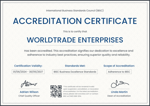 Clear and formal accreditation certificate template Clear and formal accreditation certificate template