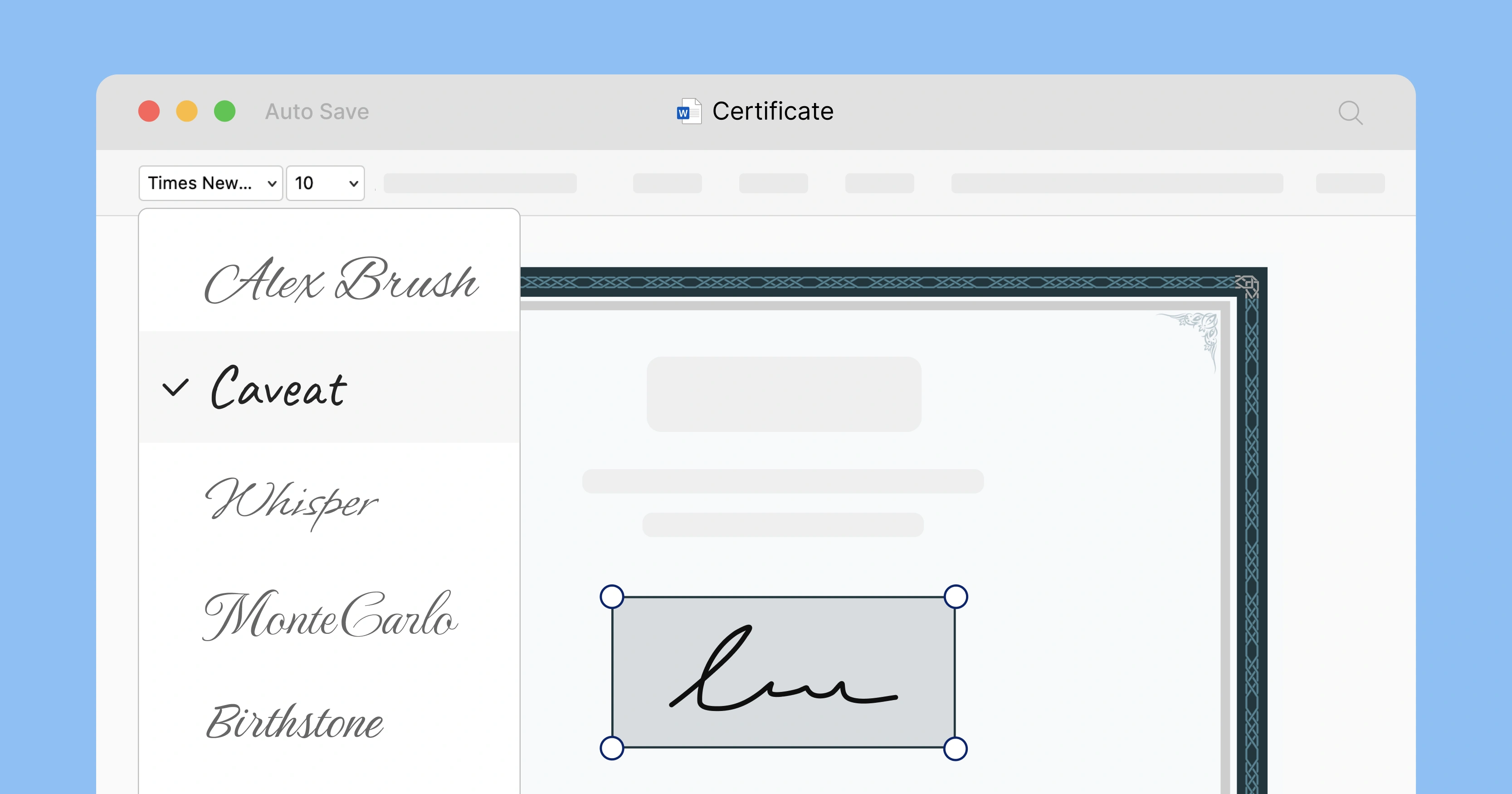 30 Best Signature Fonts in Word to Get For Free cover image 30 Best Signature Fonts in Word to Get For Free cover image