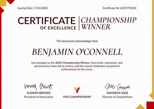 Casual and modern association award certificate template Casual and modern association award certificate template