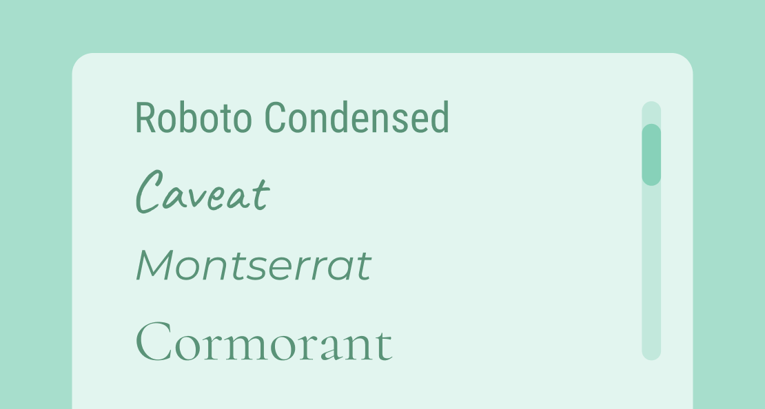 Popular certificate fonts Popular certificate fonts