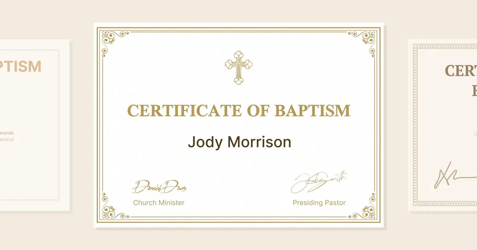 15 Certificate of Baptism Templates to Edit cover image 15 Certificate of Baptism Templates to Edit cover image