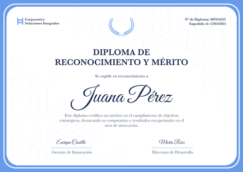 Plantilla de reconocimientos simple y atractiva – Horizontal Plantilla de reconocimientos simple y atractiva – Horizontal