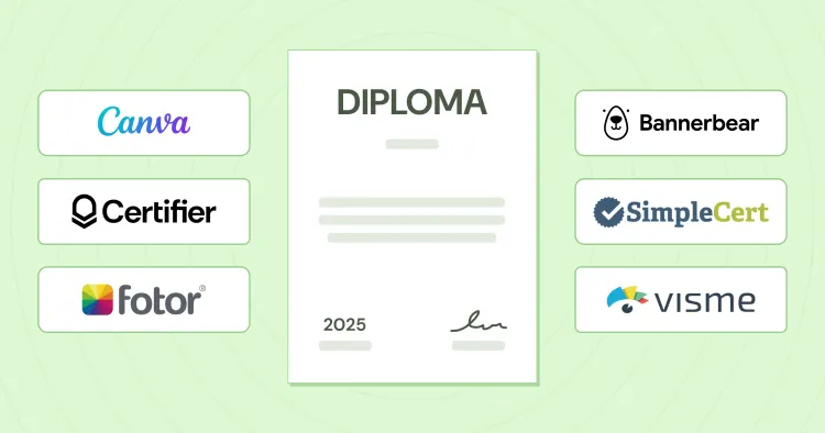 Los 6 mejores generadores de diplomas online cover image Los 6 mejores generadores de diplomas online cover image