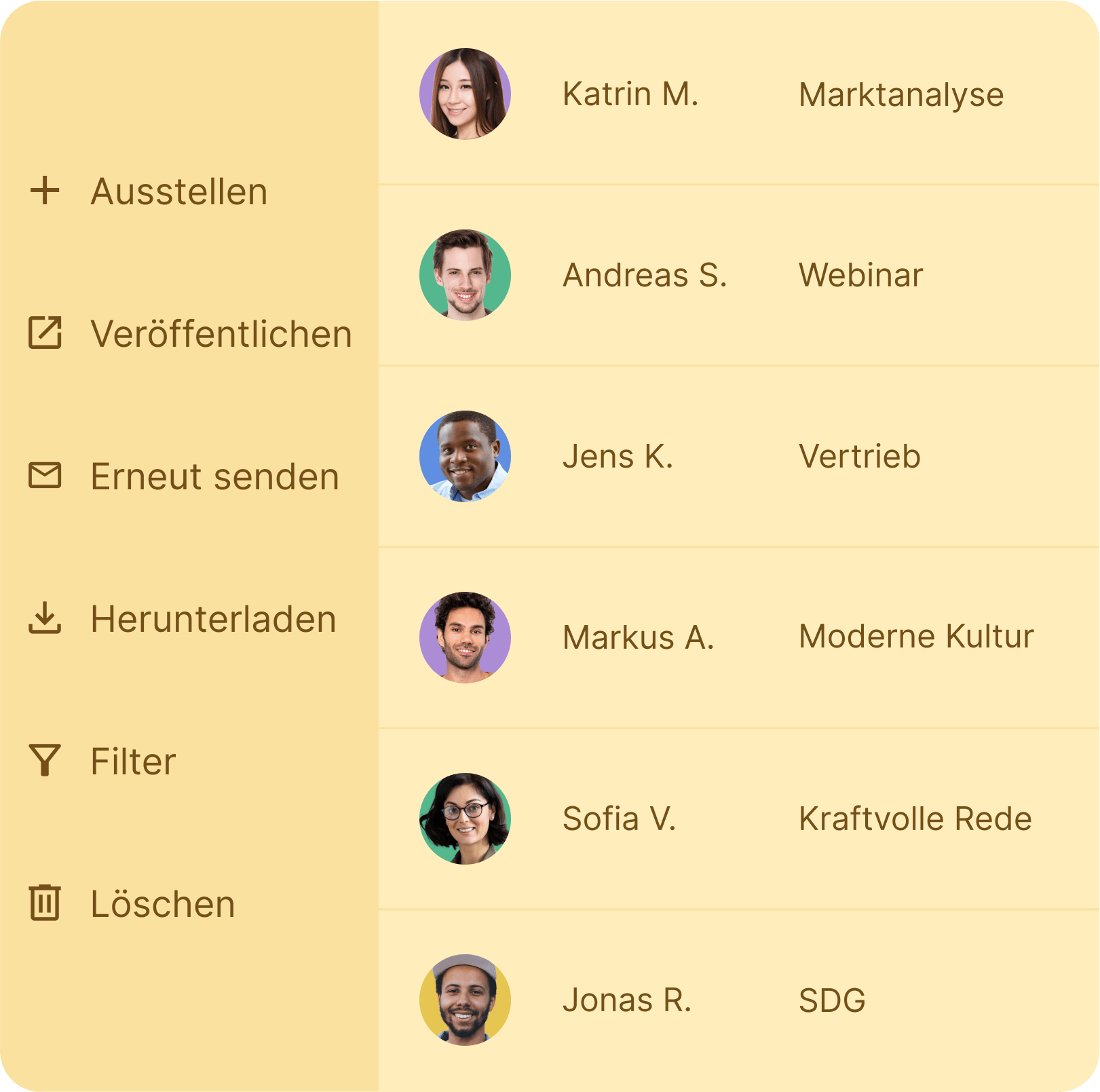 Personalisierte Zertifikate und Open Badges massenhaft generieren Personalisierte Zertifikate und Open Badges massenhaft generieren