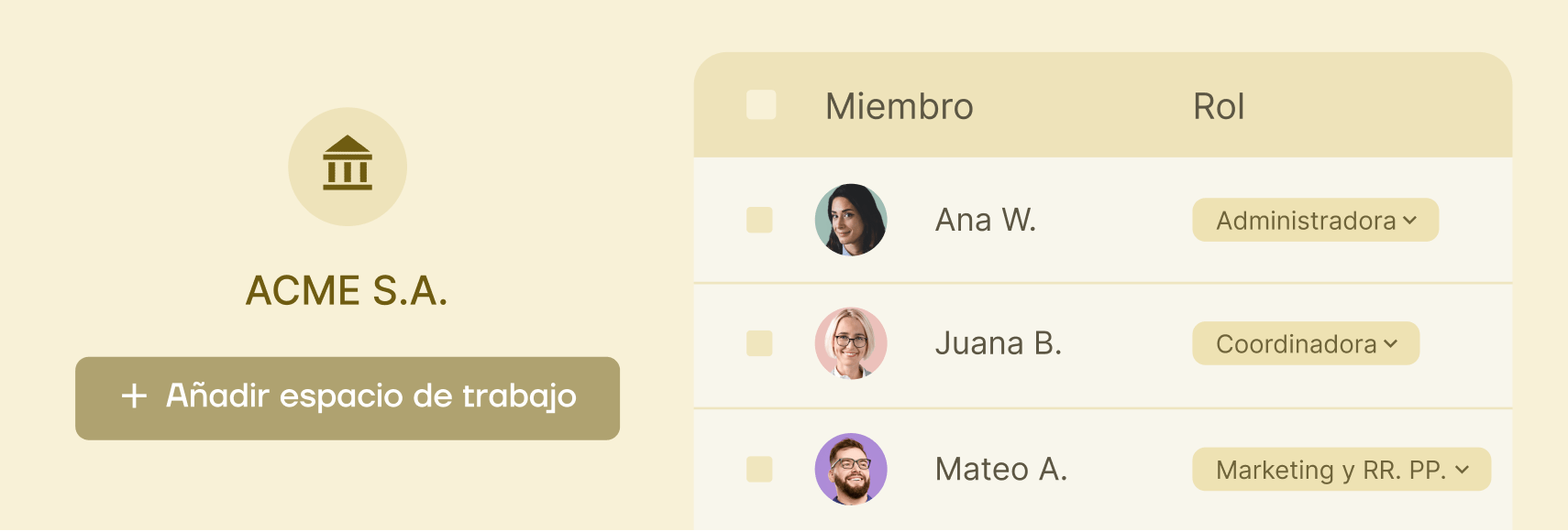 RBAC y espacios de trabajo RBAC y espacios de trabajo
