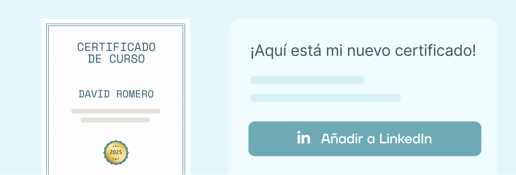 Credenciales de LinkedIn Credenciales de LinkedIn