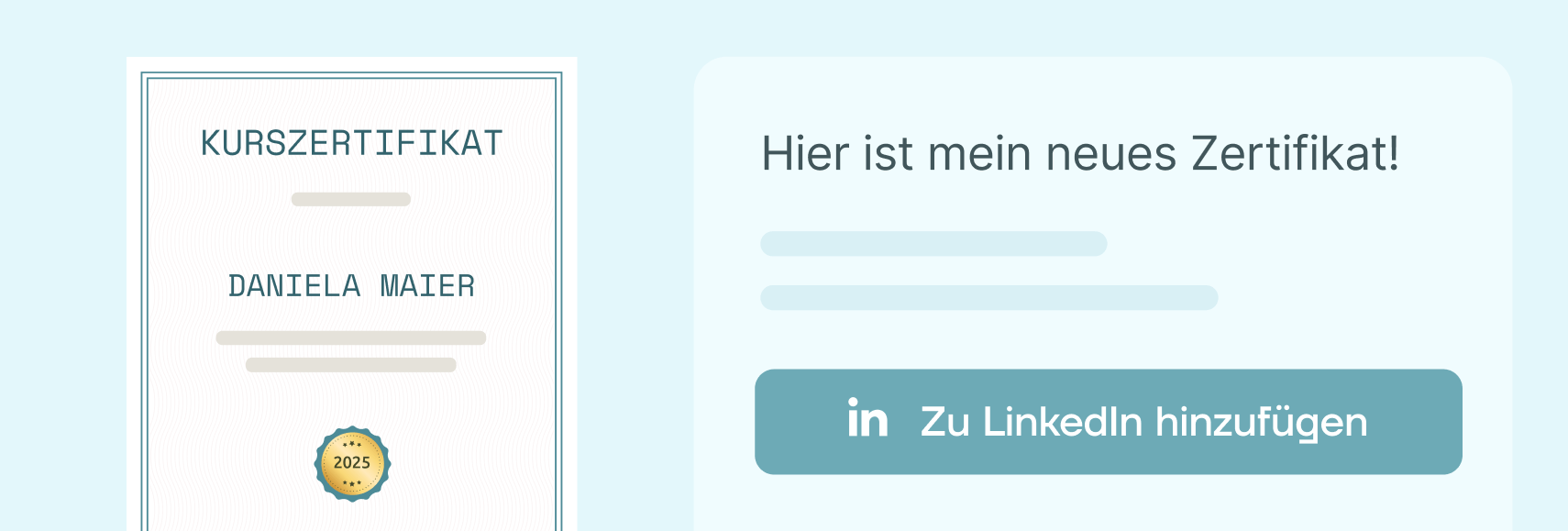 LinkedIn-Zertifikate LinkedIn-Zertifikate