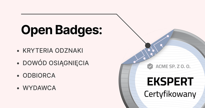Czym są open badges? Praktyczny przewodnik cover image Czym są open badges? Praktyczny przewodnik cover image
