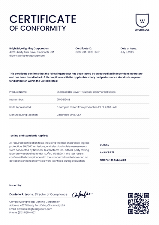 Free Certificate of Conformance Template – Portrait Free Certificate of Conformance Template – Portrait
