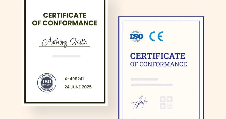 15 Certificate of Conformance Templates to Customize cover image 15 Certificate of Conformance Templates to Customize cover image