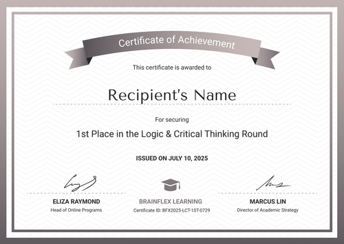 Winner Certificate Template – Landscape Winner Certificate Template – Landscape
