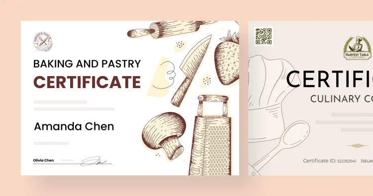 15 Editable Culinary Certificate Templates for Chefs and Schools cover image 15 Editable Culinary Certificate Templates for Chefs and Schools cover image