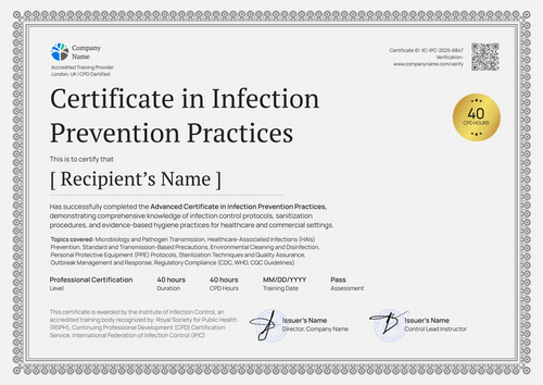 Sanitization Certificate Template Landscape Sanitization Certificate Template Landscape
