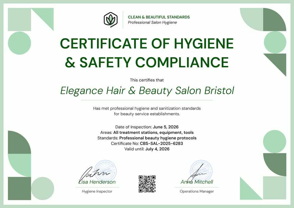 Editable Sanitization Certificate Template For Beauty Landscape Editable Sanitization Certificate Template For Beauty Landscape
