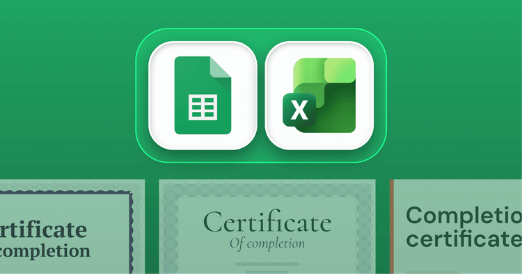 How to Generate Certificates from Google Sheets: 4 Methods cover image How to Generate Certificates from Google Sheets: 4 Methods cover image