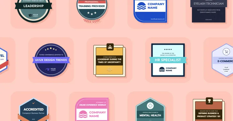 Plus de 20 modèles de badges numériques gratuits (prêts à l'emploi) cover image Plus de 20 modèles de badges numériques gratuits (prêts à l'emploi) cover image